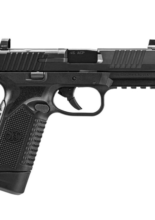 FN 545 MRD NMS Handgun .45 ACP 10rd Magazines (2) 4.1" Barrel Black