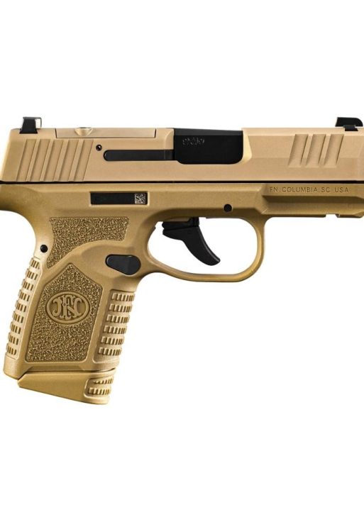 FN Reflex MRD Handgun 9mm Luger 10rd Magazines (2) 3.3" Barrel FDE NMS