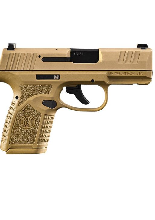 FN Reflex MS Handgun 9mm Luger 10rd Magazines (2) 3.3" Barrel FDE