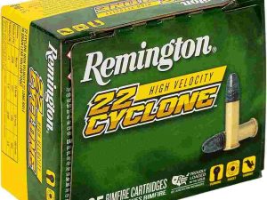 Remington 22 Cyclone Rimfire Ammunition .22 LR 36gr Lead HP 1280 fps 225/ct