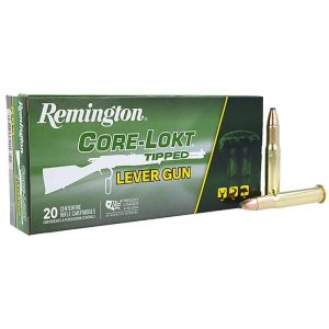 Remington Core-Lokt Tipped Rifle Ammunition 30-30 Win 150gr  PT 3150 fps 2390 fps 20/ct