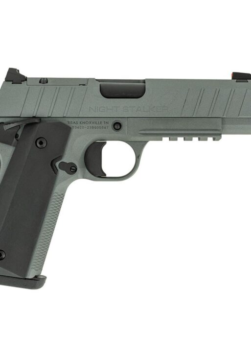 SDS Tisas 1911 Nightstalker SF-C Handgun 9mm Luger 10rd Magazine 4.25'' Compensated Barrel Cerakote Grey Finish