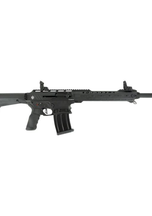 SDS Imports MAC F12 Black Shotgun 12 ga 3" Chamber 5rd Magazine 18.5" Barrel Black CA Compliant