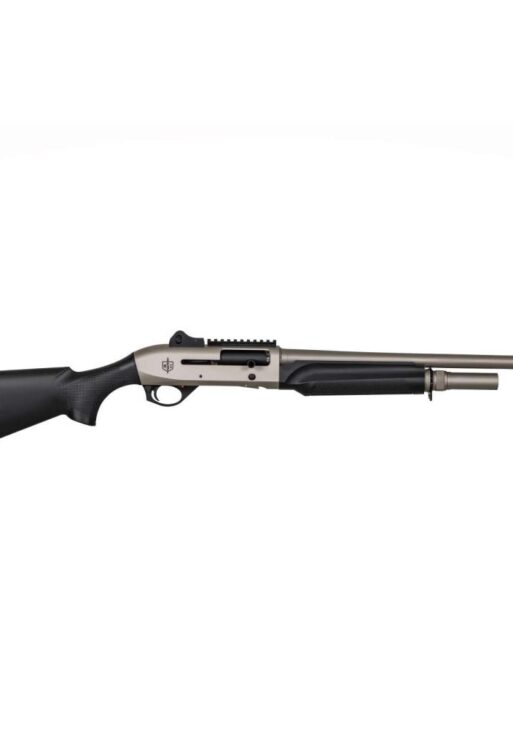 SDS Imports Mac 2 Tactical Marine Shotgun 12 ga 3" Chamber 5rd Magazine 18.5" Black and Nickel