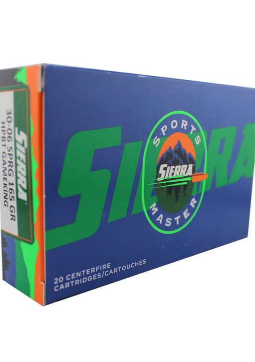 Sierra Sports Master Gameking Rifle Ammunition .30-06 Sprg 165gr HPBT 20/ct
