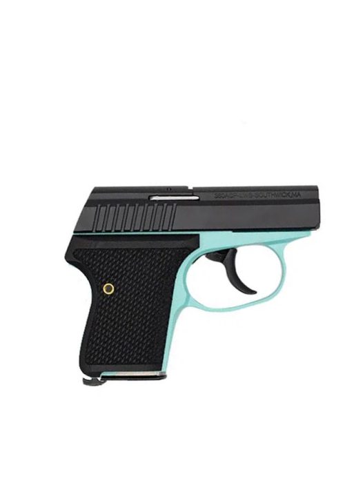Seecamp LWS-380 Handgun 380 Auto 6rd Magazine 2" Barrel DAO Robin's Egg Blue Black Grip