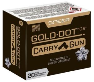 Speer Gold Dot Handgun Ammunition 9mm Luger 135gr HP 20/ct