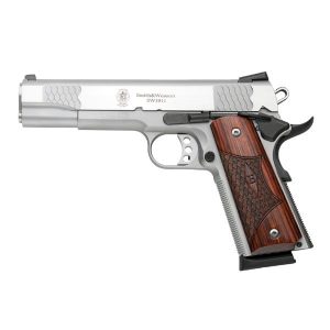 S&W M1911 E-Series Handgun .45 Auto 8rd Magazines(2) 5" Barrel Wood Grips