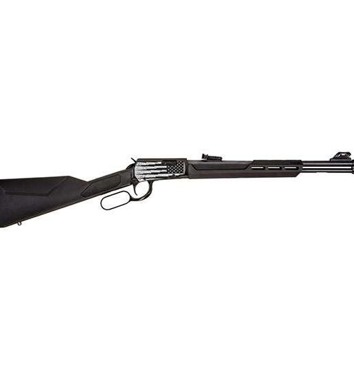 Rossi Rio Bravo Rifle .22 LR 15rd Magazine 18" Barrel Black with US Flag Lightning