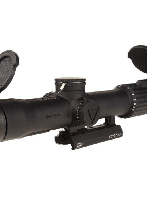 Trijicon SCO VCOG Rifle Scope 1-8x28 FFP Red MRAD Tree Illum. Black with Flipcaps
