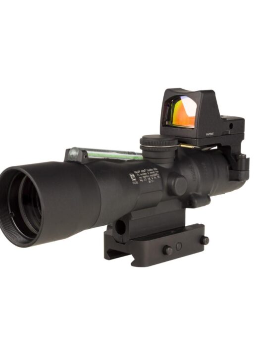 Trijicon Compact ACOG 3x30 Rifle Scope Green Horseshoe/Dot 5.56x45mm/62gr. Red Dot Combo Illuminated Black