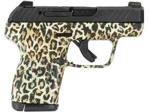 Ruger LCP 380 Max Custom Blue Leopard Handgun .380 Auto 10rd Magazine 2.75" Barrel