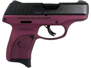 Ruger EC9s Handgun 9mm Luger 7rd Magazine 3.12" Barrel Black Cherry Frame