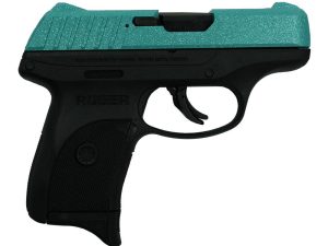 Ruger EC9s CSSI Exclusive Robin's Egg Blue Glitter Handgun 9mm Luger 7rd Magazine 3.12" Barrel