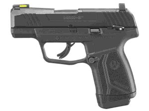 Ruger Max-9 Optic Ready Handgun 9mm Luger 12rd Magazine 3.2" Barrel Fiber Optic Sights Black Grip