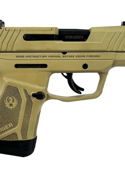Ruger "FDE" Max-9 Pro Handgun 9mm Luger 12rd Magazine 3.2" Barrel Optic Ready