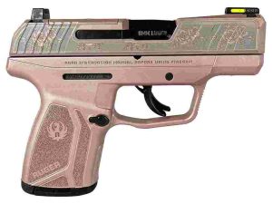 Ruger "Rose Gold Frame/Rose Engraved Slide" Max-9 Pro Handgun 9mm Luger 12rd Magazine 3.2" Barrel Optic Ready