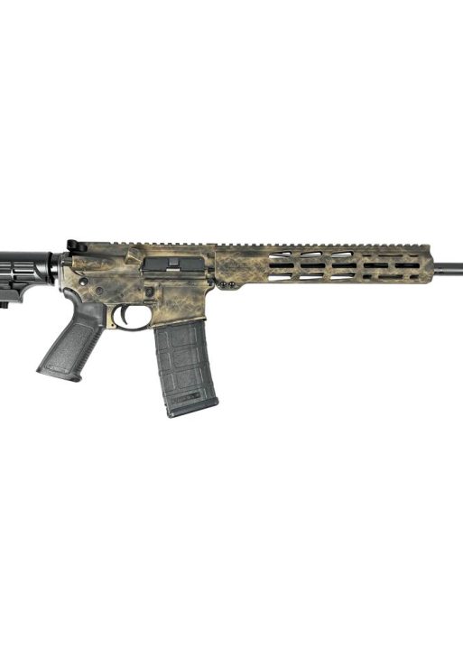 Ruger "Marble Distressed" AR-556 Rifle 5.56mm NATO 30rd Mag 16.10" Barrel Custom Stock Finish