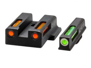 HIVIZ LiteWave H3 sight Orange/Green LitePipe/White front ring fits S&W M&P EZ380
