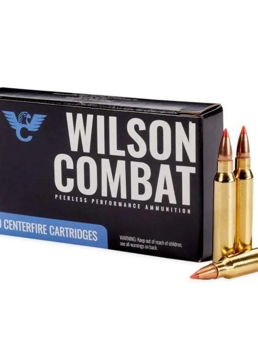 Wilson Combat V-MAX Rifle Ammunition .223 Rem 60gr PT 2750 fps 20/ct