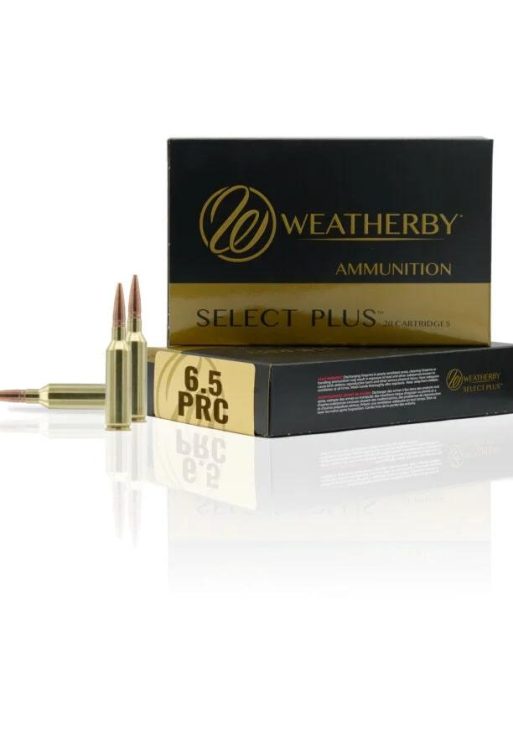 Weatherby Select Plus Rifle Ammunition 6.5 PRC 124gr Hammer Custom 3100 fps 20/ct