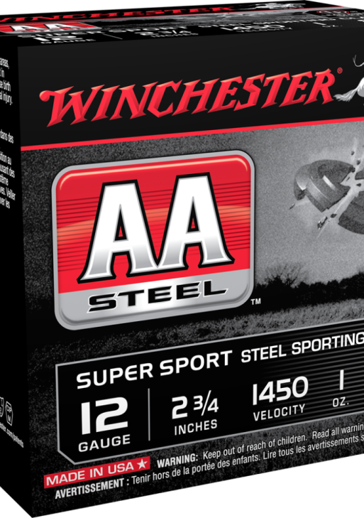 Winchester AA Steel Target Shotshell Ammunition 12ga 2-3/4" #8 1oz 25/ct