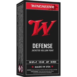 Winchester USA Handgun Ammunition .38 Spl+P 125 gr. JHP 945 50/ct