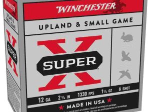 Winchester Super-X High-Brass Shotshells 12 ga 2-3/4" 1-1/4 oz 1330 fps #6 25/ct