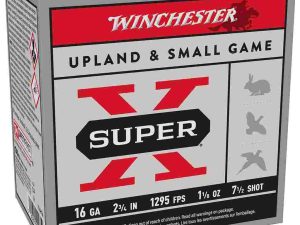 Winchester Super-X High-Brass Shotshells 16 ga 2-3/4" 1-1/8 oz 1295 fps #7.5 25/ct