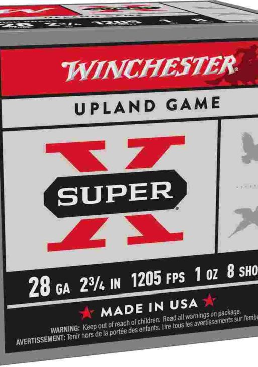 Winchester Super-X Game Shotshells 28 ga 2-3/4" 1 oz 1205 fps #8 25/ct