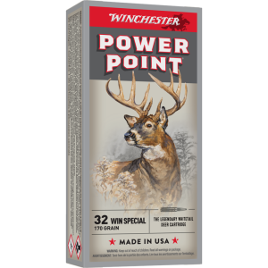 Winchester Super-X Power Point Rifle Ammunition .32 Win Special 170 gr. PSP 2250 fps 20/ct