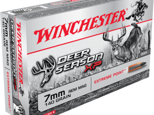 Winchester Deer Season XP Rifle Ammunition 7mm Rem Mag 140 gr. PT 3100 fps 20/ct