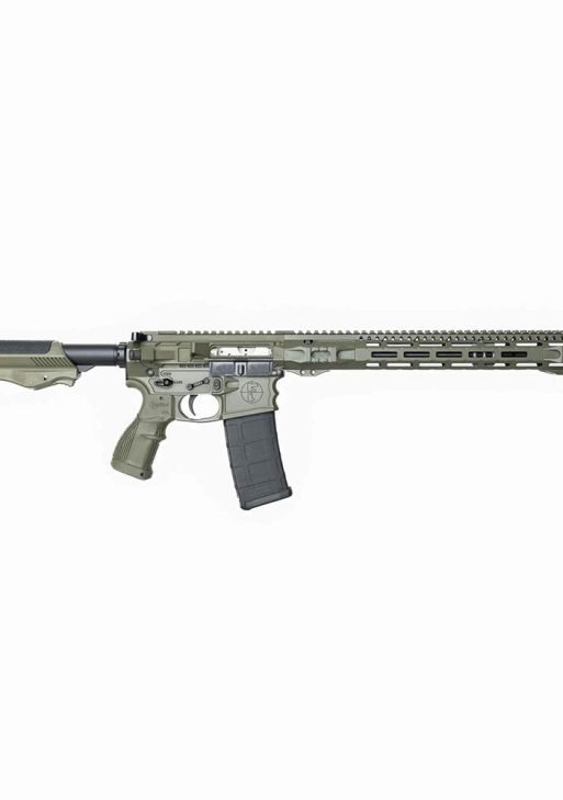 Fostech Stealth Raptor Rifle 5..56mm 30rd Magazine(1) 16" Barrel Mach-1 Rail OD Green
