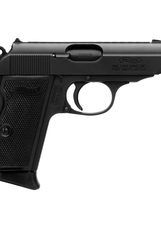 Walther PPK SD Handgun .32 Auto 7rd Magazines(2) 3.3" 1/2x28 Threaded Barrel Black