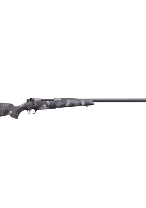 Weatherby Mark V Backcountry 2.0 Ti Carbon 300 Wby. Mag Rifle 3rd Magazine 26" Barrel Grey and White