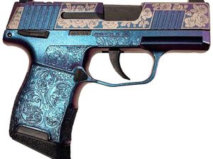 Sig Sauer P365-380-BSS-MS Exclusive "Guns & Roses" Mongoose Purple Handgun .380 10rd Magazines (2) 3.1" Barrel