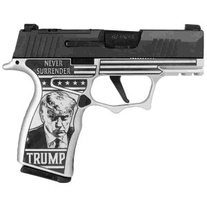 Sig Sauer P365 Shark Tooth "Trump" Grip Optic Ready Handgun 9mm Luger 12rd Magazines(2) 3.1" Barrel X-RAY 3 Sights