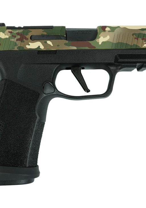 Sig Sauer P365 "MuiltiCam" XMACRO TACOPS Handgun 9mm Luger 17rd Magazines(4) 3.7" Barrel Black Grip
