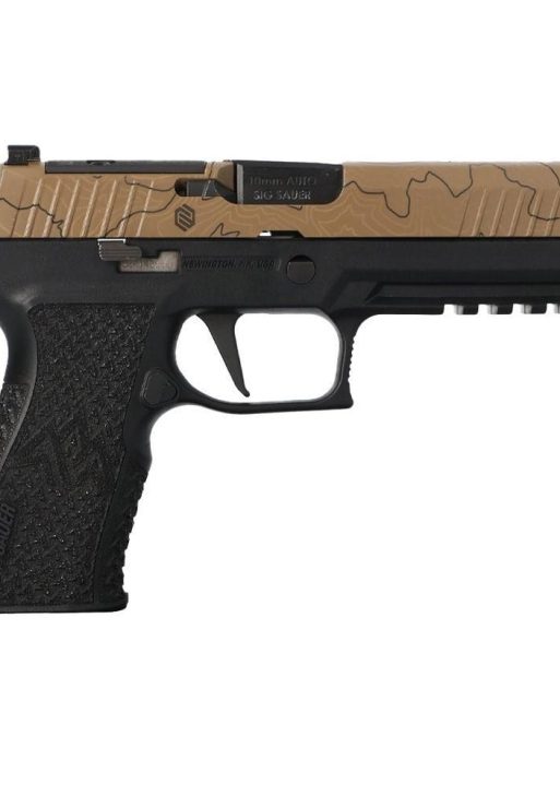 Sig Sauer P320-XTEN Endure Handgun 10mm Auto 15rd Magazines(3) 5" Barrel Topographic Pattern Slide