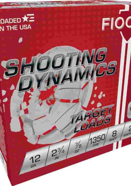 Fiocchi Shooting Dynamics Shotshells 12ga 2-3/4" 7/8oz 1350 fps #8 25/ct