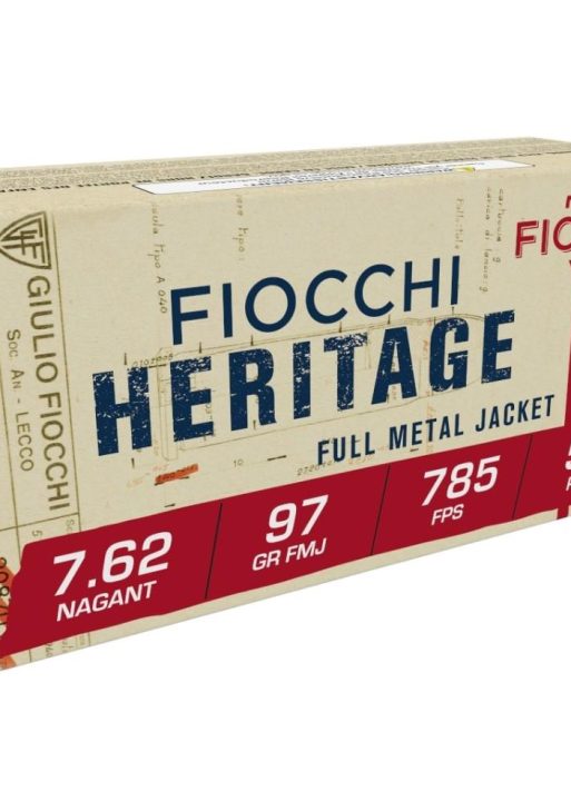 Fiocchi Pistol Shooting Dynamics Handgun Ammunition 7.62x38mmR 97 gr FMJ 1082 fps 50/box