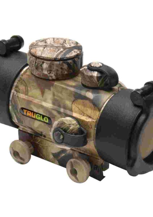 Truglo Traditional Red Dot Sight - 1x30mm 5 MOA Dot Size - APG Camo