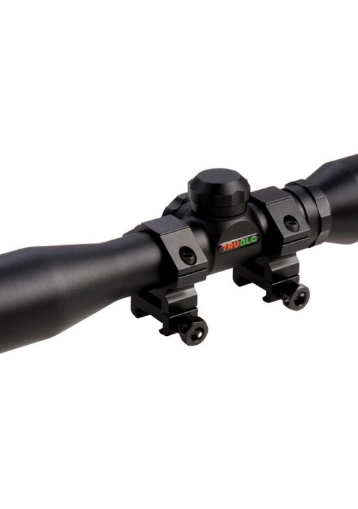 Truglo Compact Rimfire & Shotgun Rifle Scope - 4x32mm Diamond Ballistic 22.5' 5" Black