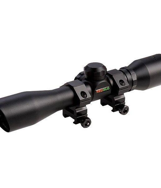 Truglo Compact Rifle Scope 4x32mm 1" SPF Duplex Black