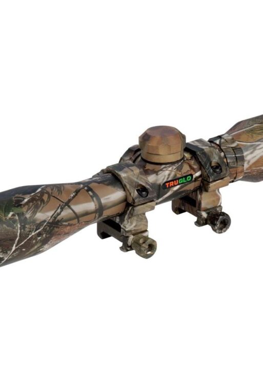 Truglo Compact Shotgun Rifle Scope - 4x32mm Diamond Ballistic Realtree APG