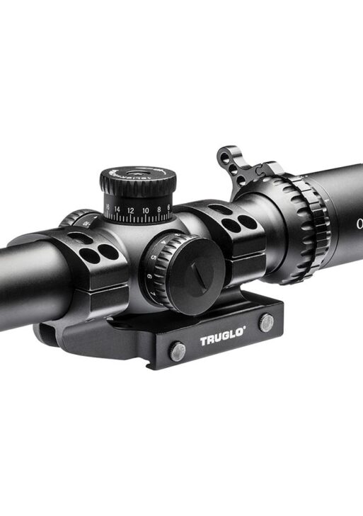 Truglo OMNIA4 Tactical Scope - 1-4x24mm 30mm Illum All Purpose Tactical Reticle (A.P.T.R.) Black Matte