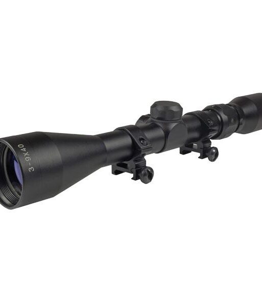 Truglo Buckline Rifle Scope - 3-9x40mm BDC Reticle Black Matte