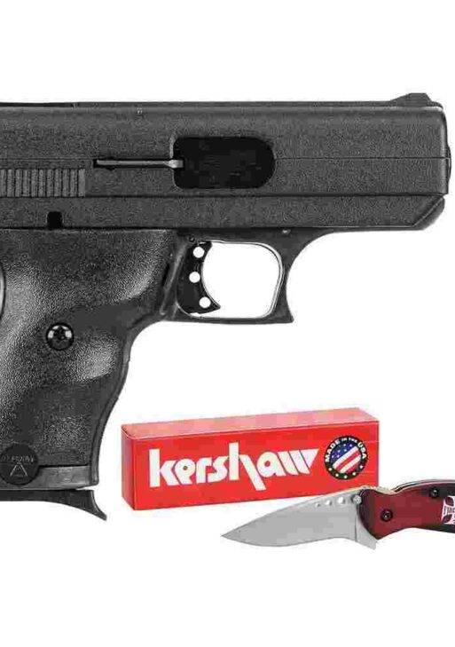 Hi-Point C9 Compact Handgun 9mm Luger 8rd Magazine 3.5" Barrel w/Kershaw Knife