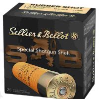 Sellier & Bellot Shotgun Ammunition 12 ga 2 5/8"  15 plts Rubber  - 25/box