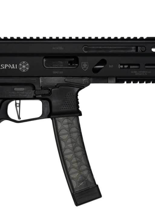 Grand Power Stribog SP9A1 Pistol - Black | 9mm | 8" Threaded Barrel | 30rd